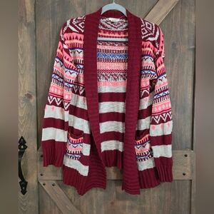 Aztec Self Esteem Cardigan- Size Large